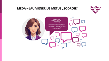 Metai su &bdquo;Sodros&ldquo; virtualia asistente: ką i&scaron;mokome ir kaip keičiasi klientų patirtis