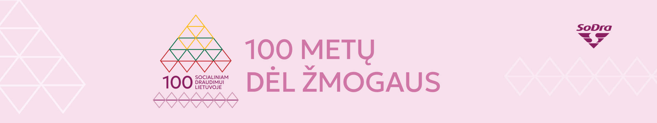 100 metų socialiniam draudimui Lietuvoje reiškia 100 metų darbo dėl žmogaus.