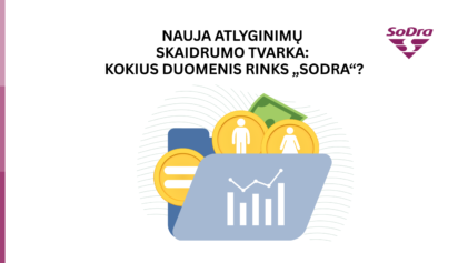 Nauja atlyginimų skaidrumo tvarka: kokius duomenis rinks &bdquo;Sodra&ldquo;