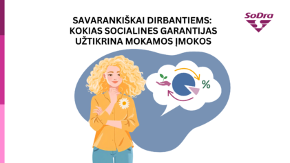 Savaranki&scaron;kai dirbantiems: kokias socialines garantijas užtikrina mokamos įmokos