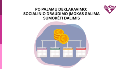 Socialinio draudimo įmokas galima sumokėti dalimis