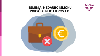 Nuo liepos keičiasi nedarbo išmokų tvarka