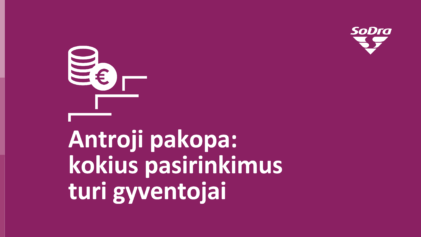 Kaupimas antroje pakopoje: ką galima rinktis